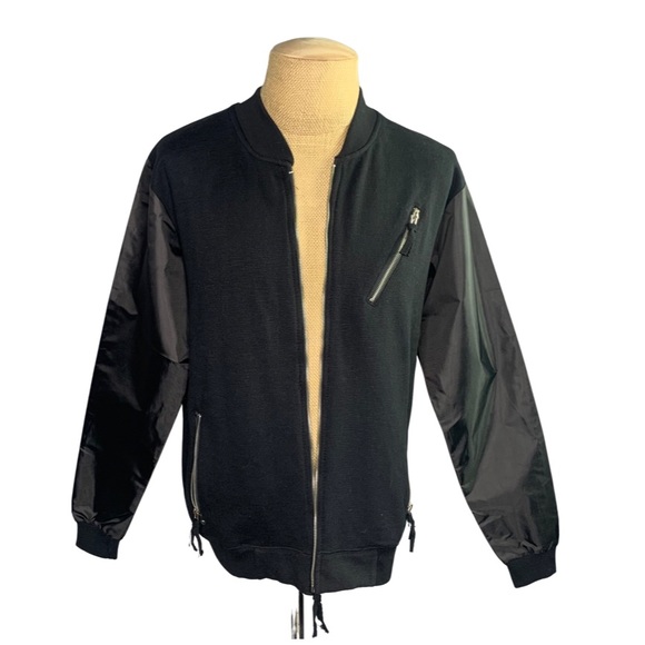 Truth Substance Common Sense Black Full Zip Jacket Lightweight Size Medium - Picture 1 of 7